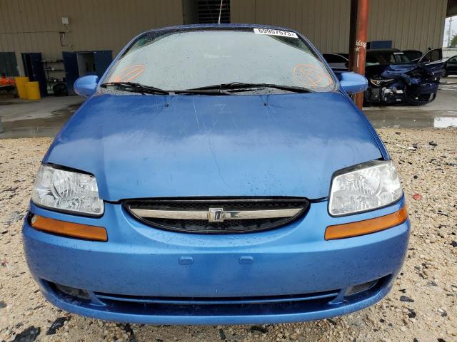 KL1TD666X6B682552 - 2006 CHEVROLET AVEO BASE BLUE photo 5