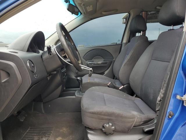 KL1TD666X6B682552 - 2006 CHEVROLET AVEO BASE BLUE photo 7