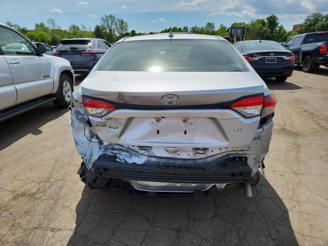 JTDEPMAE0MJ157532 - 2021 TOYOTA COROLLA LE SILVER photo 6