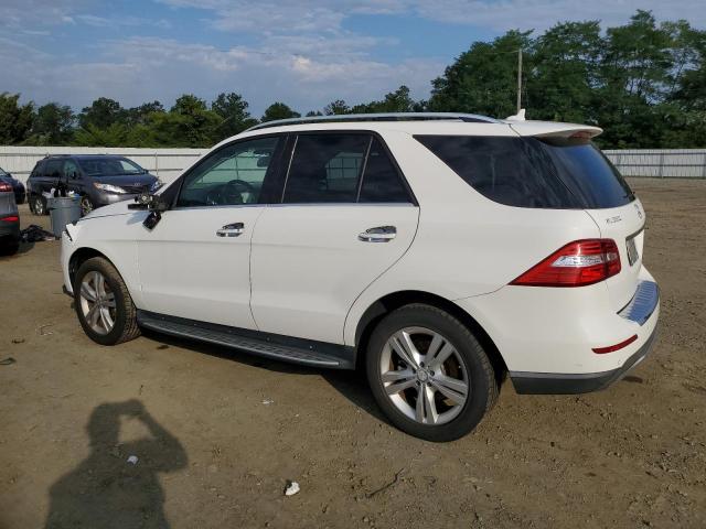 4JGDA5HB6EA294034 - 2014 MERCEDES-BENZ ML 350 4MATIC WHITE photo 2
