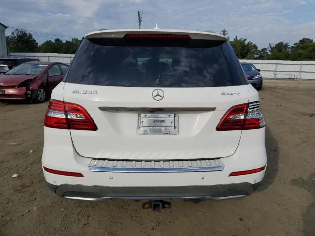 4JGDA5HB6EA294034 - 2014 MERCEDES-BENZ ML 350 4MATIC WHITE photo 6