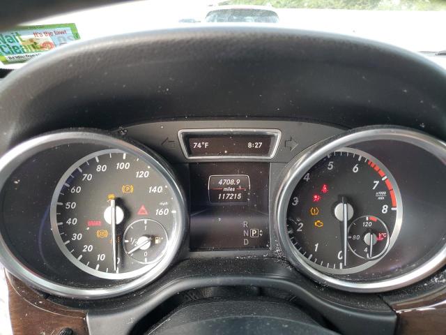 4JGDA5HB6EA294034 - 2014 MERCEDES-BENZ ML 350 4MATIC WHITE photo 9