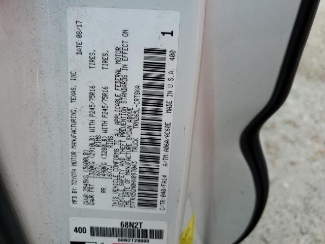 5TFRX5GN0HX097043 - 2017 TOYOTA TACOMA ACCESS CAB Ақ фото 12