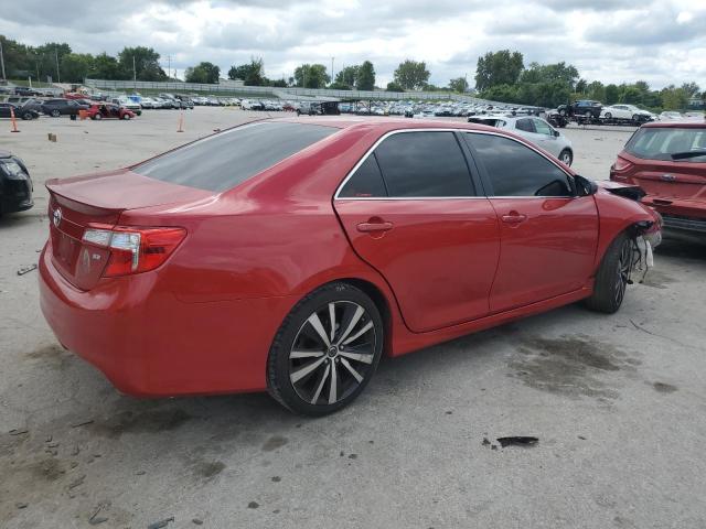 4T1BF1FK3CU551182 - 2012 TOYOTA CAMRY BASE RED photo 3