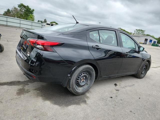 3N1CN8DV0ML847079 - 2021 NISSAN VERSA S BLACK photo 3