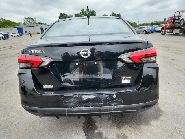 3N1CN8DV0ML847079 - 2021 NISSAN VERSA S BLACK photo 6