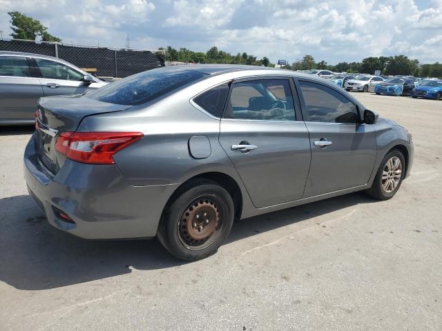 3N1AB7AP2JY243404 - 2018 NISS SENTRA S GRAY photo 3