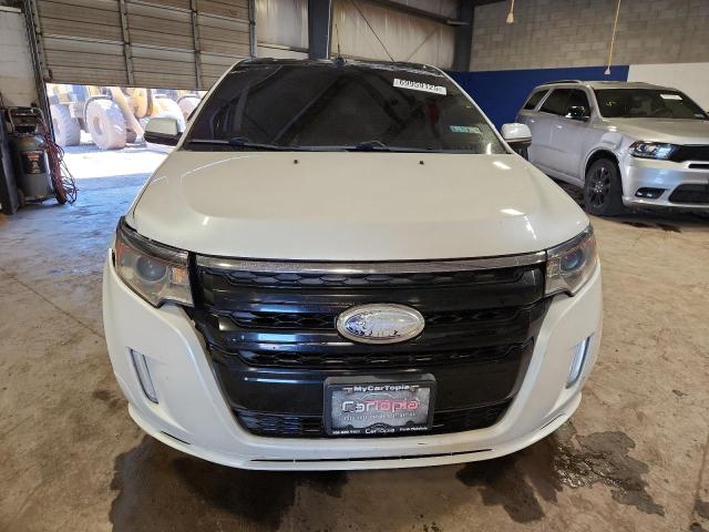 2FMDK4AK3CBA32376 - 2012 FORD EDGE SPORT WHITE photo 5