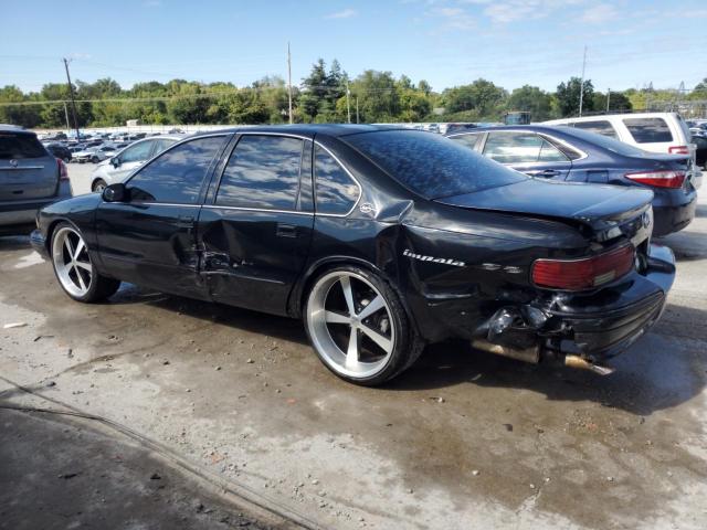 1G1BL52PXTR170382 - 1996 CHEVROLET IMPALA CLASSIC SS BLACK photo 2