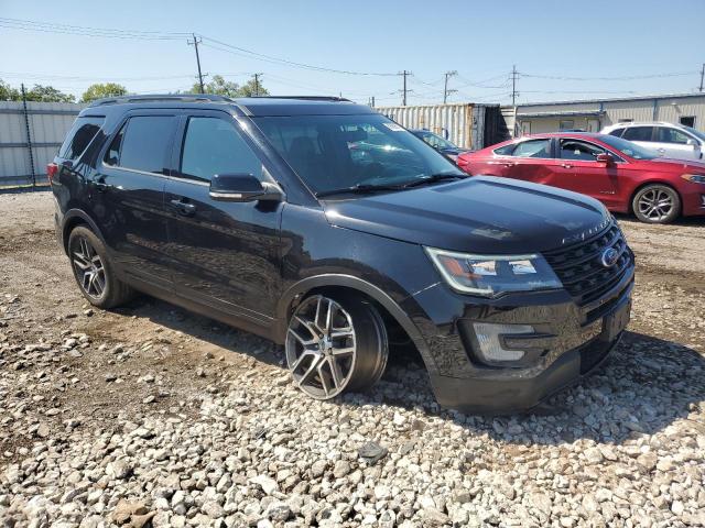 1FM5K8GT5GGD10933 - 2016 FORD EXPLORER SPORT 黑色 照片 4
