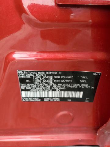 JTMZFREV0HJ136553 - 2017 TOYOTA RAV4 LE RED photo 13