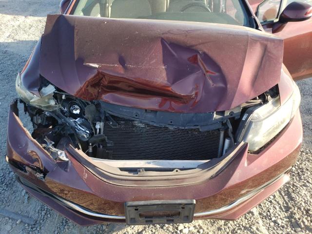 19XFB2F83DE236135 - 2013 HONDA CIVIC EX 勃艮第红 照片 11