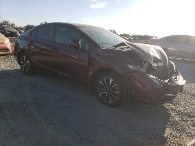 19XFB2F83DE236135 - 2013 HONDA CIVIC EX 勃艮第红 照片 4