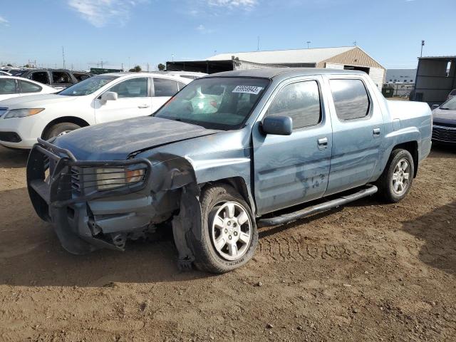 2HJYK16586H527533 - 2006 HONDA RIDGELINE RTL BLUE photo 1