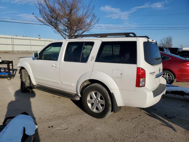 5N1AR18B18C609769 - 2008 NISSAN PATHFINDER S WHITE photo 2