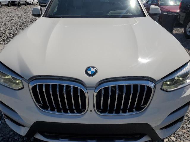 5UXTY3C09L9B57384 - 2020 BMW X3 SDRIVE30I WHITE photo 12