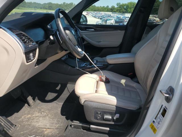 5UXTY3C09L9B57384 - 2020 BMW X3 SDRIVE30I WHITE photo 7