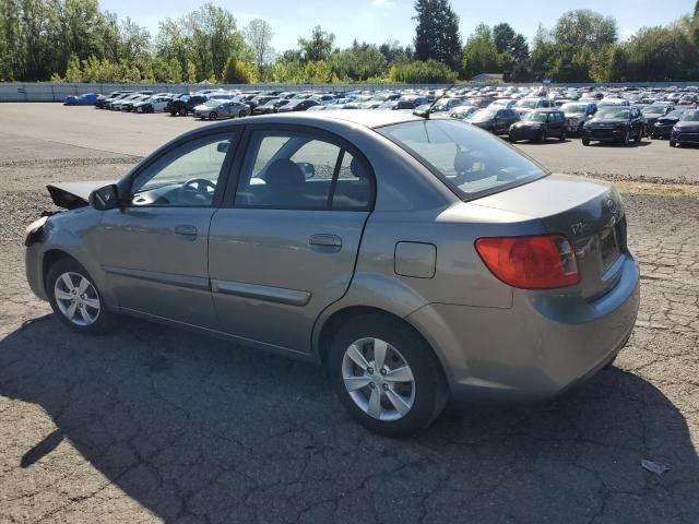 KNADH4A37B6849811 - 2011 KIA RIO BASE GRAY photo 2