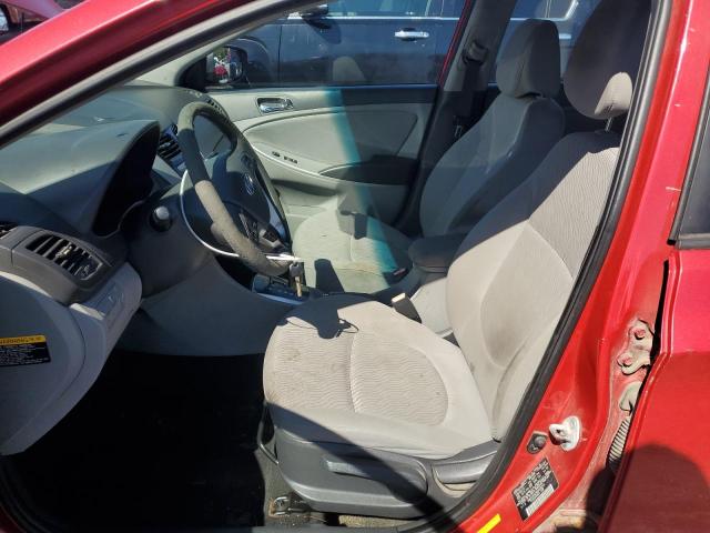 KMHCU4AE5DU448215 - 2013 HYUNDAI ACCENT GLS Қызыл фото 7