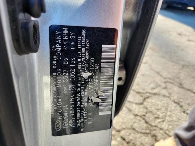 KMHCT4AE8FU841230 - 2015 HYUN ACCENT GLS SILVER photo 12