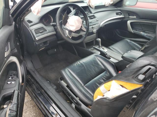 1HGCS22889A011987 - 2009 HONDA ACCORD EXL BLACK photo 8