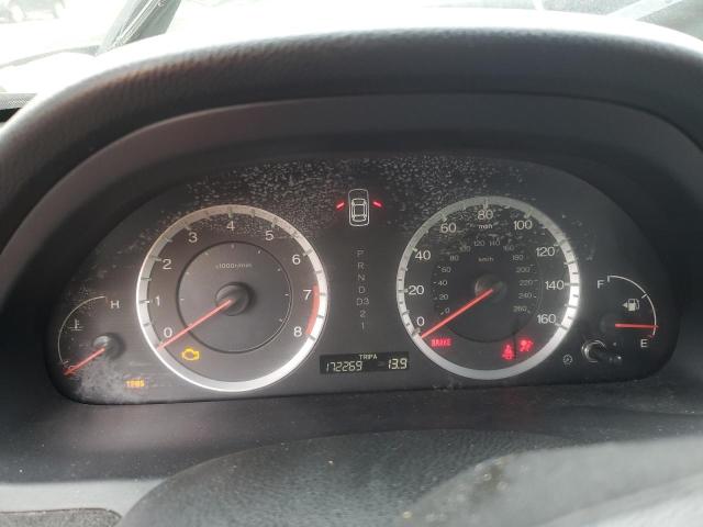 1HGCS22889A011987 - 2009 HONDA ACCORD EXL BLACK photo 9