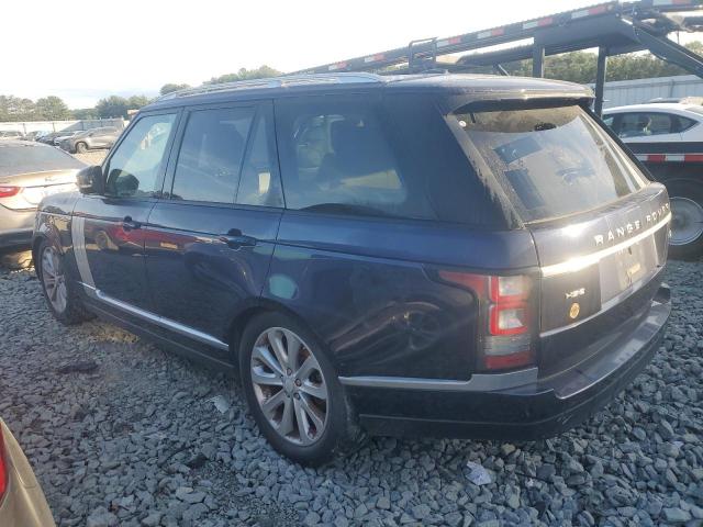 SALGS2VF6FA204427 - 2015 LAND ROVER RANGE ROVE HSE BLUE photo 2