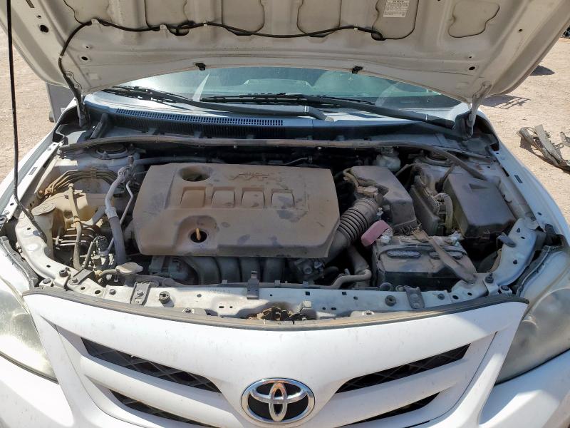 2T1BU4EE8BC542951 - 2011 TOYOTA COROLLA BASE თეთრი ფოტო 11