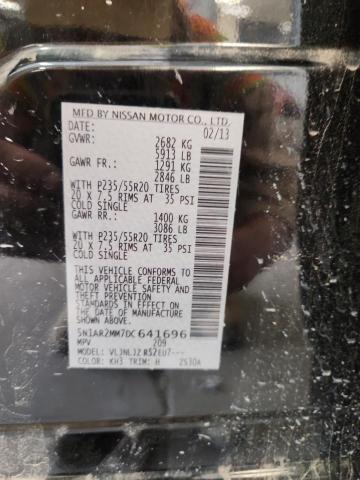 5N1AR2MM7DC641696 - 2013 NISSAN PATHFINDER S 黑色 照片 14