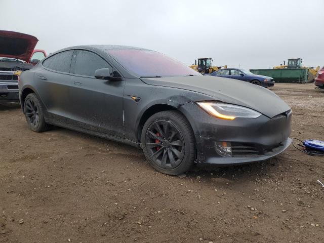 5YJSA1E40LF397092 - 2020 TESLA MODEL S BLACK photo 4