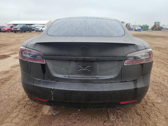 5YJSA1E40LF397092 - 2020 TESLA MODEL S BLACK photo 6