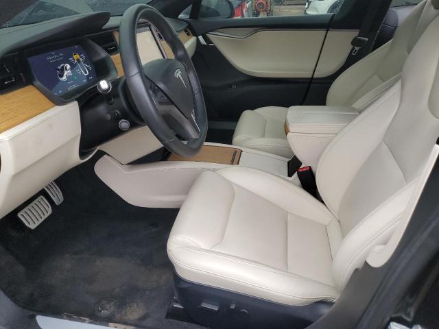 5YJSA1E40LF397092 - 2020 TESLA MODEL S BLACK photo 7