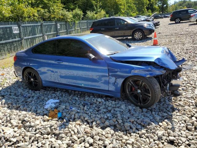 WBA3R5C55FK189634 - 2015 BMW 435 XI BLUE photo 4