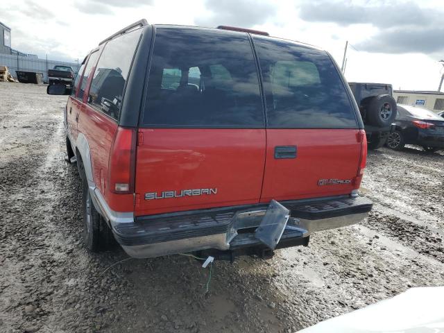 1GKFK16R9VJ755749 - 1997 GMC SUBURBAN K1500 RED photo 6