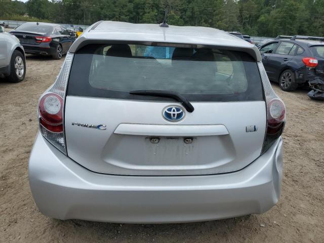 JTDKDTB31D1039654 - 2013 TOYOTA PRIUS C SILVER photo 6