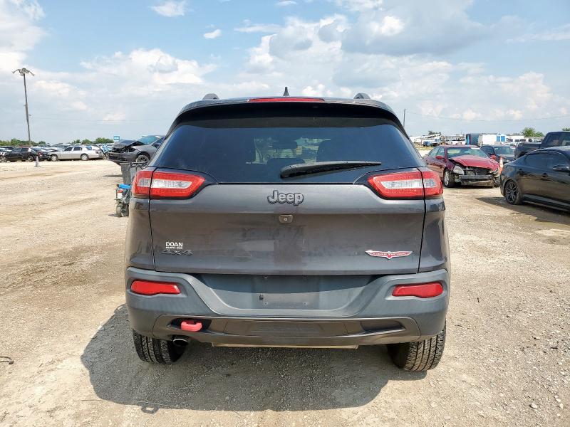 1C4PJMBB4GW124507 - 2016 JEEP CHEROKEE TRAILHAWK CHARCOAL photo 6
