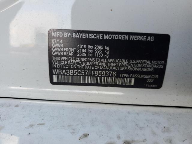 WBA3B5C57FF959376 - 2015 BMW 328 XI SULEV WHITE photo 12