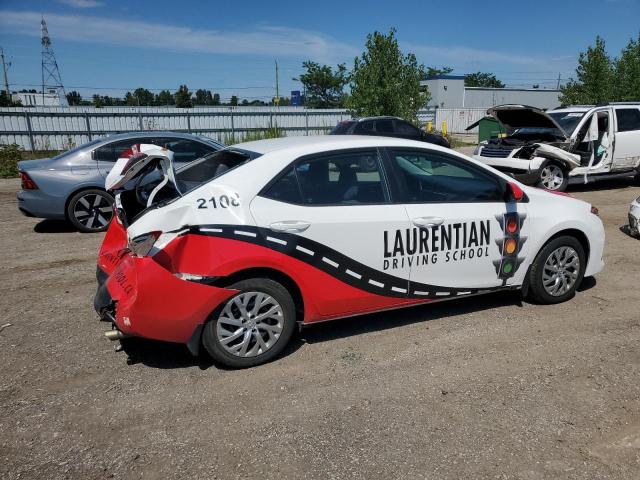 2T1BURHE9KC160534 - 2019 TOYOTA COROLLA L თეთრი ფოტო 3