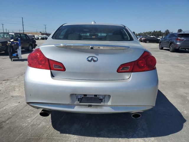 JN1DV6AR6CM862450 - 2012 INFINITI G25 SILVER photo 6