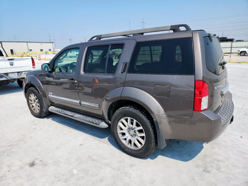 5N1BR18A98C630980 - 2008 NISSAN PATHFINDER LE Marrón foto 2