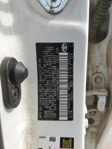 5YFEPMAEXMP183261 - 2017 TOYOTA COROLLA LE WHITE photo 12