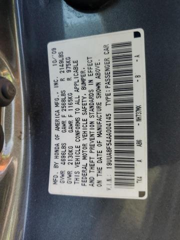 19UUA8F54AA004145 - 2010 ACURA TL 灰色 照片 12