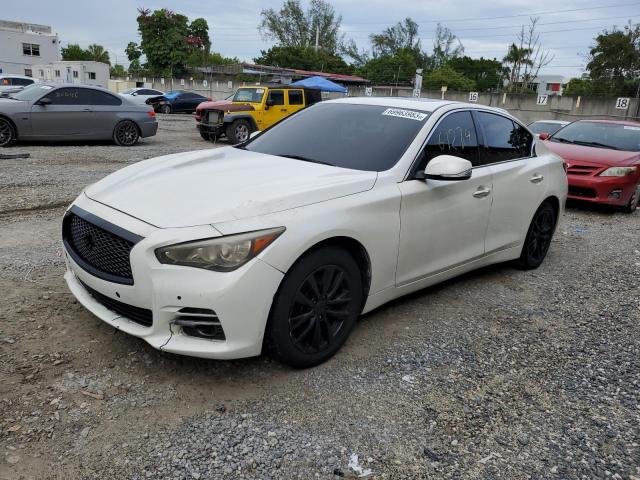 JN1CV7AP7GM202469 - 2016 INFINITI Q50 BASE WHITE photo 1