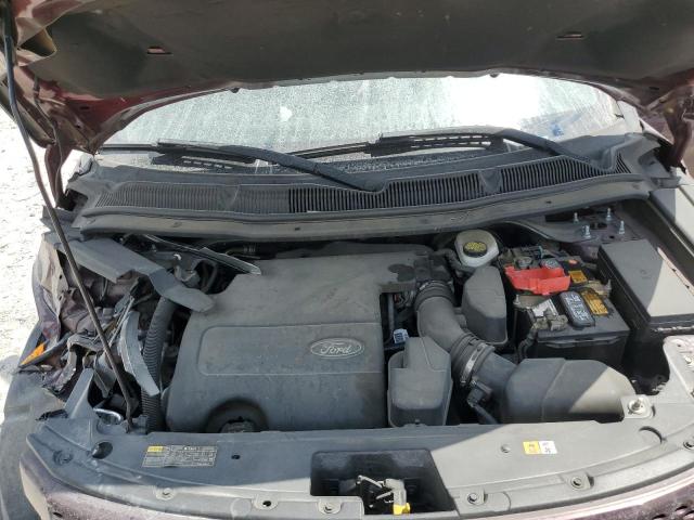 1FMHK7F8XBGA08969 - 2011 FORD EXPLORER LIMITED BURGUNDY photo 12