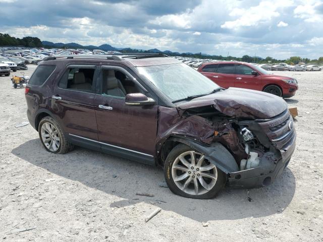 1FMHK7F8XBGA08969 - 2011 FORD EXPLORER LIMITED BURGUNDY photo 4