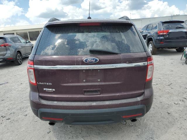1FMHK7F8XBGA08969 - 2011 FORD EXPLORER LIMITED BURGUNDY photo 6