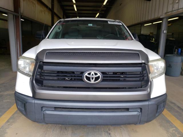 5TFTY5F10EX008374 - 2014 TOYOTA TUNDRA DOUBLE CAB SR/SR5 WHITE photo 5