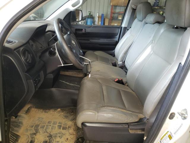 5TFTY5F10EX008374 - 2014 TOYOTA TUNDRA DOUBLE CAB SR/SR5 WHITE photo 7