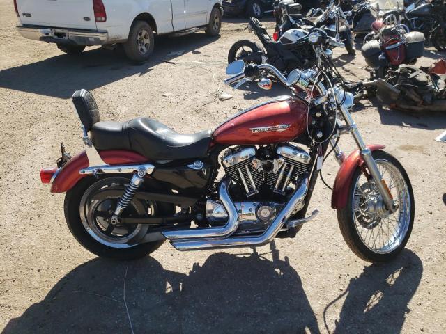 1HD1CT3188K439897 - 2008 HARLEY-DAVIDSON XL1200 C RED photo 9