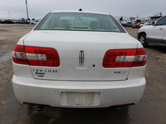 3LNHM26T99R608015 - 2009 LINCOLN MKZ WHITE photo 6